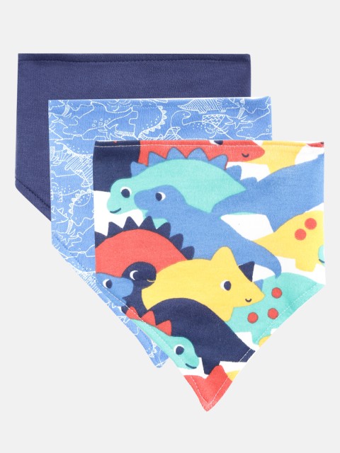 

mothercare Boys Pack of 3 Cotton Bibs, Multi