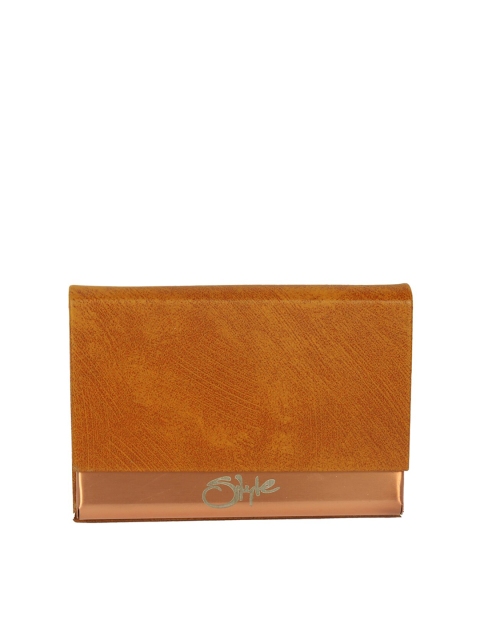 

Style SHOES Unisex Brown PU Card Holder