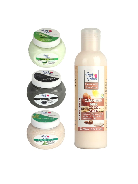

Pink Plums Set of 4 Multi Facial Kit