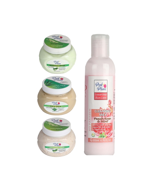 

Pink Plums Multi Set of 4 Facial Kit