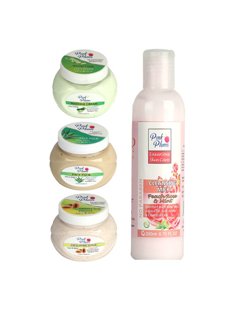 

Pink Plums Multi Pack of 4 Facial Kit