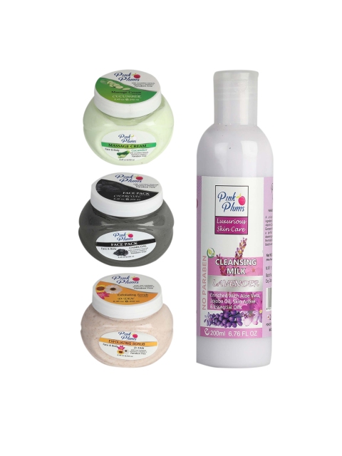 

Pink Plums Multi Set of 4 Facial Kit