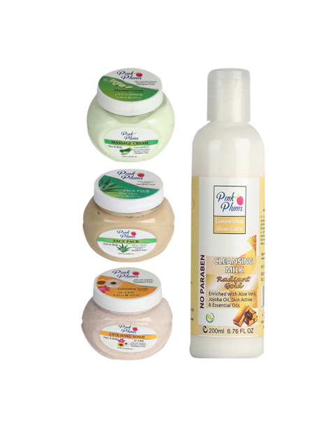 

Pink Plums Multi Set of 4 Facial Kit