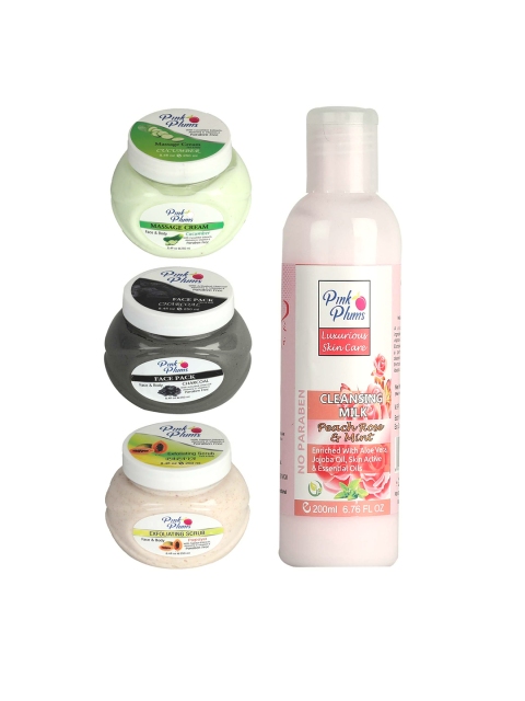 

Pink Plums Multi Set of 4 Facial Kit