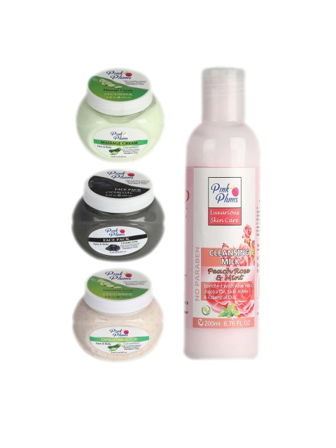 

Pink Plums Multi Set of 4 Facial Kit