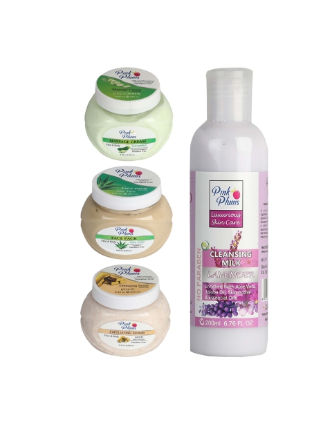 

Pink Plums Multi Set of 4 Facial Kit