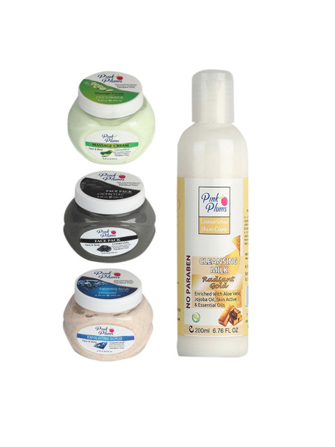 

Pink Plums Facial Kit, Multi