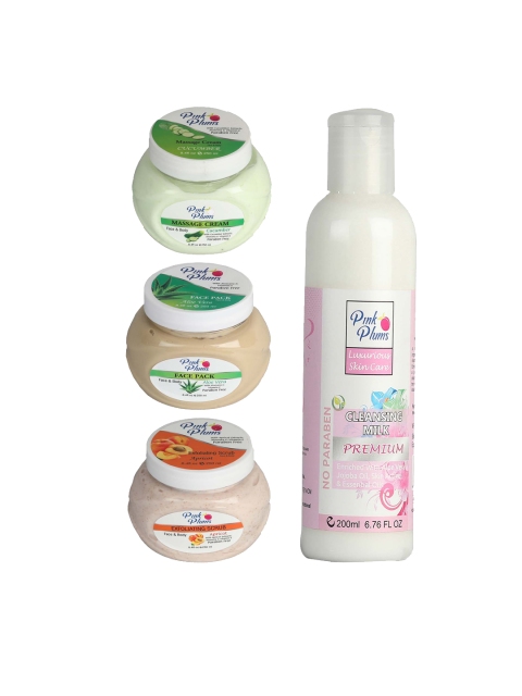 

Pink Plums Multi Set of 4 Facial Kit