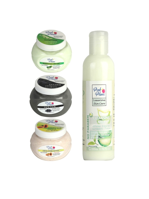 

Pink Plums Facial Kit, Multi