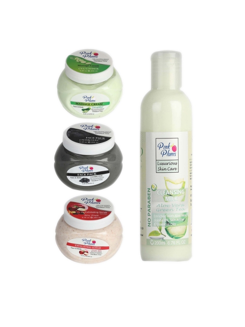 

Pink Plums Facial Kit, Multi