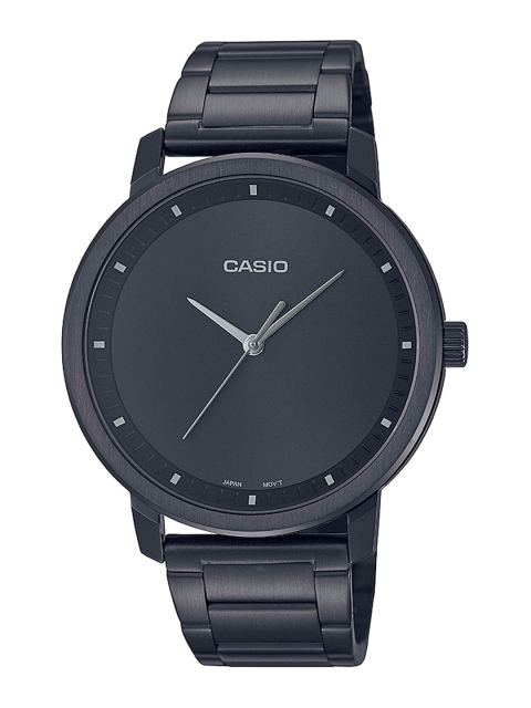 

CASIO Men Black Dial & Black Bracelet Style Straps Analogue Watch A1932