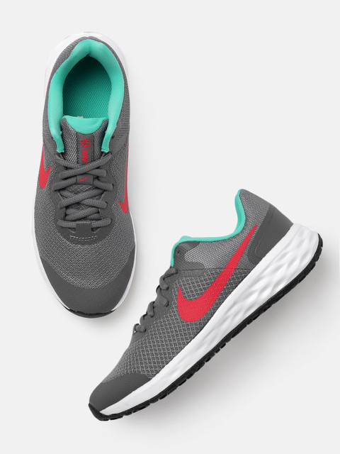 

Nike Kids Grey Revolution 6 NN Running Shoes
