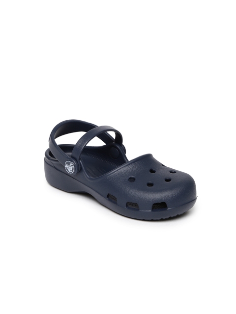 

Crocs Girls Navy Karin Clog K Clogs, Navy blue