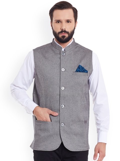 

even Grey Nehru Jacket