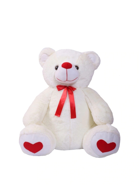 

AkashKrishna Kids White & Red Teddy Bear Soft Plush Toy