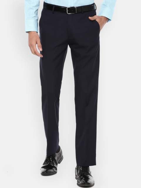 

Louis Philippe Gods & Kings Men Navy Blue Trousers