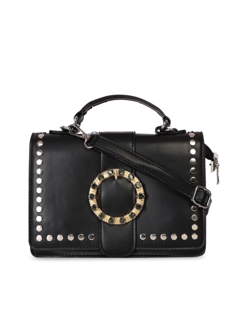

ARTFLYCK Black Structured Satchel