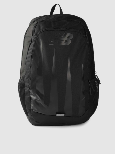 

New Balance Unisex Black Brand Logo Print Backpack 25 L