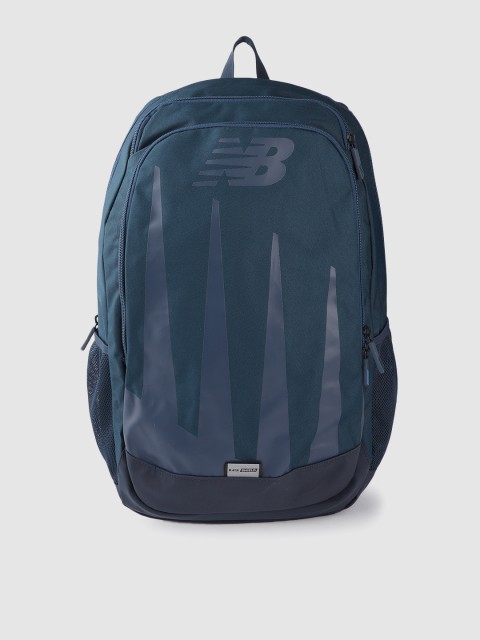 

New Balance Unisex Blue Brand Logo Print Twin Pack Backpack