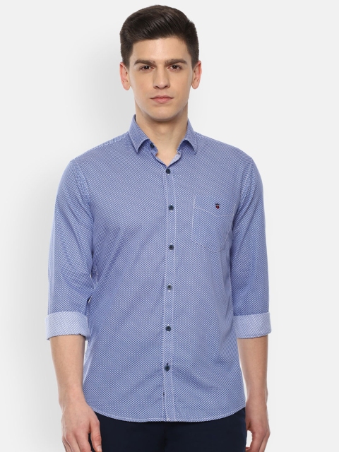 

Louis Philippe Sport Men Blue Slim Fit Printed Casual Shirt