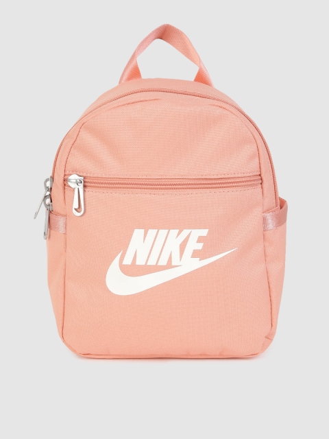 

Nike Women Peach-Coloured NSW FUTURA 365 Brand Logo Mini Backpack