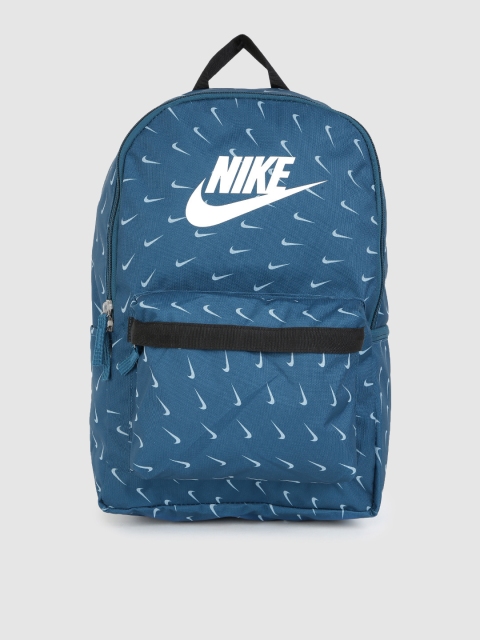 

Nike Unisex Blue Brand Logo Heritage Backpack