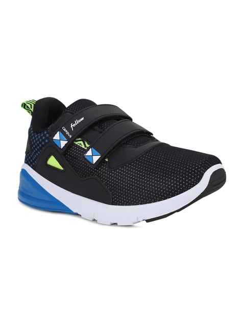 

Campus Kids Black & Blue Mesh Running Shoes