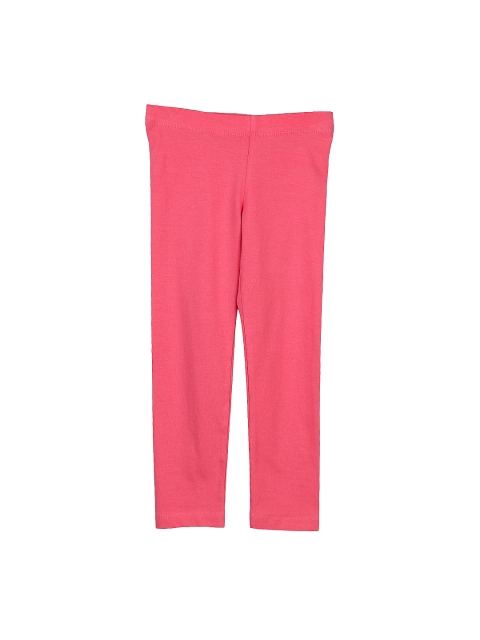 

Beebay Girls Pink Ankle-Length Leggings