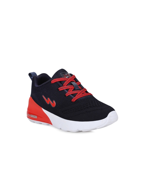 

Campus Kids Navy Blue & Red Mesh Running Shoes