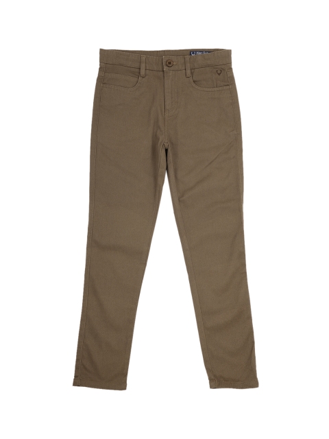 

Allen Solly Junior Boys Brown Slim Fit Trousers