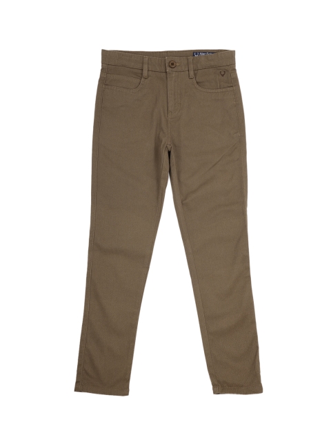 

Allen Solly Junior Boys Brown Slim Fit Trousers