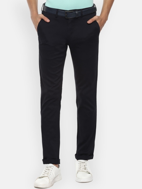 

Louis Philippe Sport Men Navy Blue Slim Fit Trousers