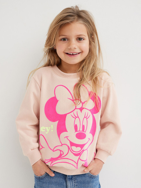 

H&M Girls Pink Minnie Mouse Printed Sweatshirt