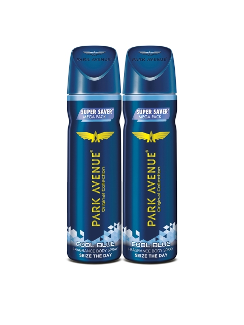 

Park Avenue Set of 2 Cool Blue Fragrance Body Sprays - 220 ml each, Navy blue