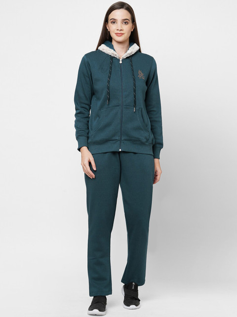 

Sweet Dreams Women Blue Solid Tracksuit