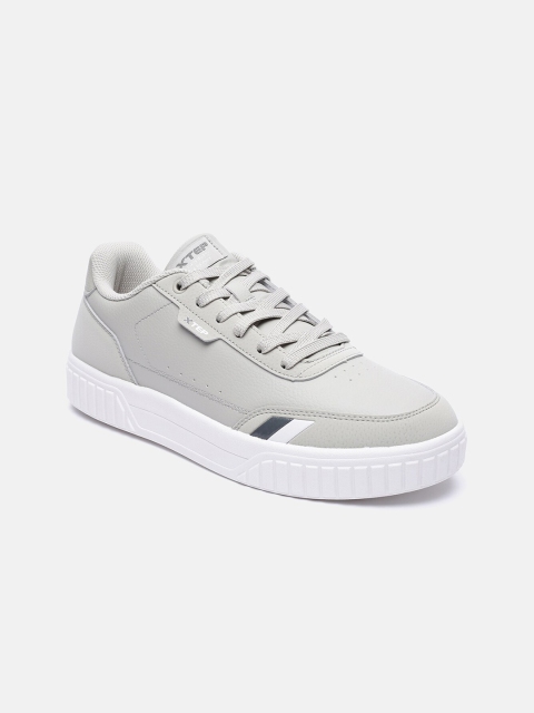 

Xtep Men Grey Skateboarding Non-Marking Shoes