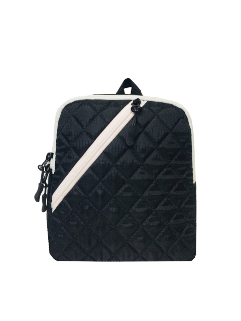 

Zwart Unisex Black & White Solid Backpack