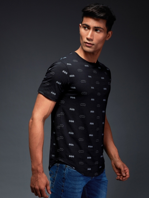 

The Souled Store Men Black T-shirt