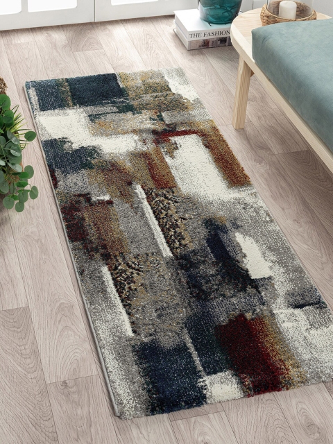 

OBSESSIONS Multicolored Anti Static Printed Floor Runner, Multi
