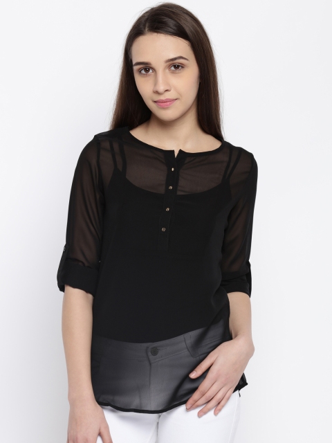 

Park Avenue Women Black Solid Top