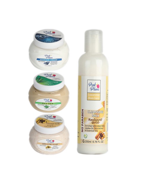 

Pink Plums Aloevera Face & Body Massage Cream Facial Kit, Multi