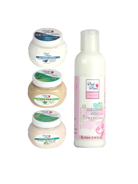 

Pink Plums Multi Set of 4 Facial Kit