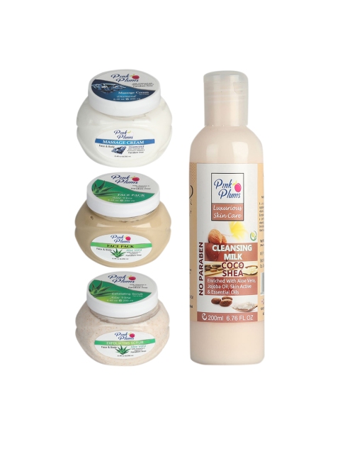 

Pink Plums Multi Set of 4 Facial Kit
