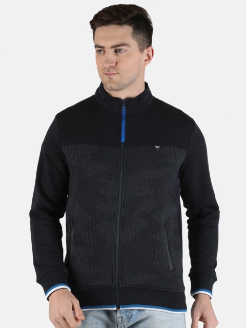 

Monte Carlo Men Multicoloured Self Design Sweatshirt, Multi
