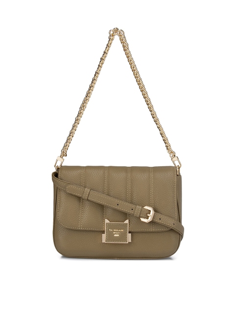 

Da Milano Green Textured Structured Sling Bag