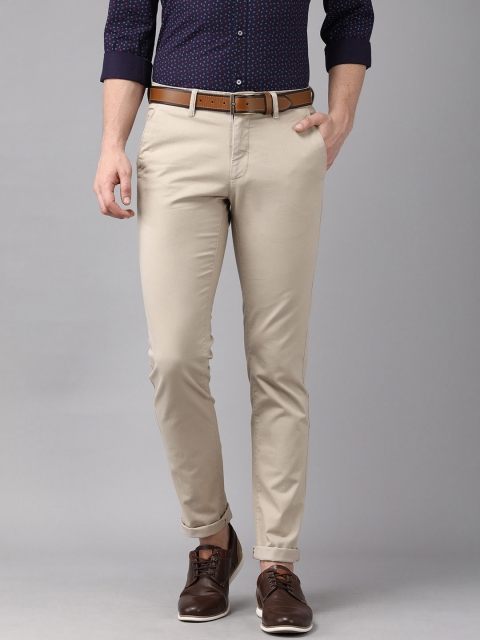 

Van Heusen Sport Men Beige Tapered Fit Low-Rise Chinos Trousers