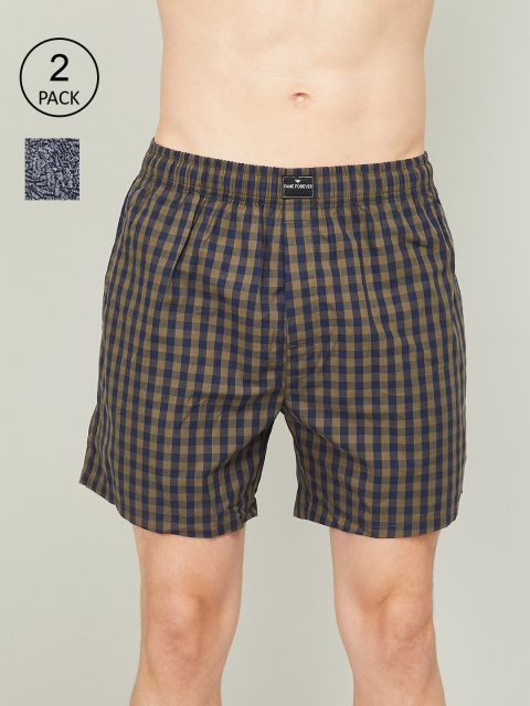 

Fame Forever By Lifestyle Olive Pack of 2 Cotton Boxers