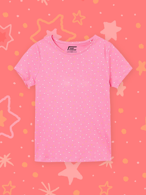 

Fame Forever by Lifestyle Pink Print Top