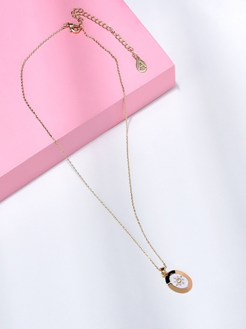 

Accessorize Gold-Toned Enamel Star Coin Pendant Necklace