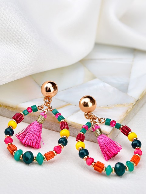 

Accessorize Multicoloured Contemporary Hoop Earrings, Multi